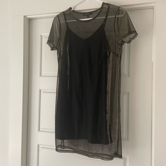 Sheer Dress with Babydoll Dress Size Small - Picture 4 of 7